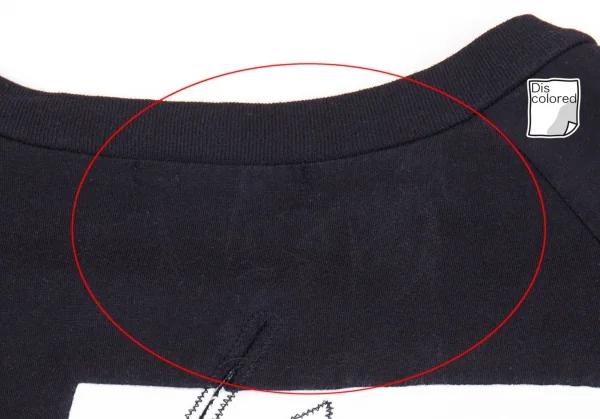 ヨウジヤマモト プールオムYohji Yamamoto POUR HOMME ライン切替ラグランTシャツ 紺3 K-83121_010