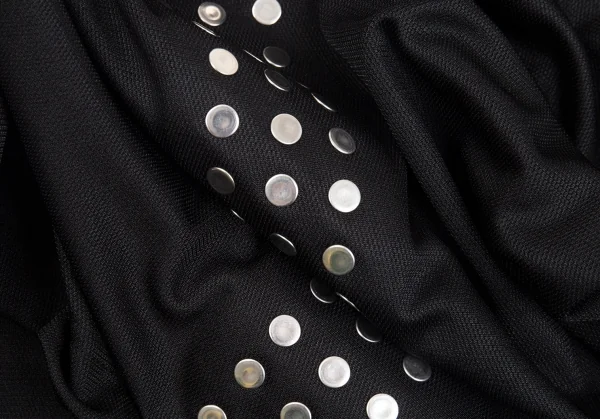 コムデギャルソン オムプリュス エバーグリーンCOMME des GARCONS HOMME PLUS EVER GREEN 裏ピラミッドスタッズメッシュTシャツ 黒M K-83137_011