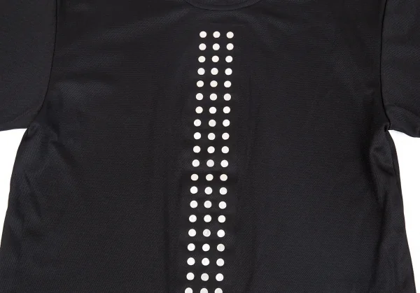 コムデギャルソン オムプリュス エバーグリーンCOMME des GARCONS HOMME PLUS EVER GREEN 裏ピラミッドスタッズメッシュTシャツ 黒M K-83137_004