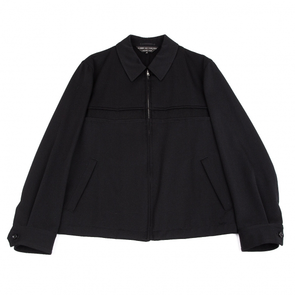 コムデギャルソンCOMME des GARCONS ウール混紡脇開きバック