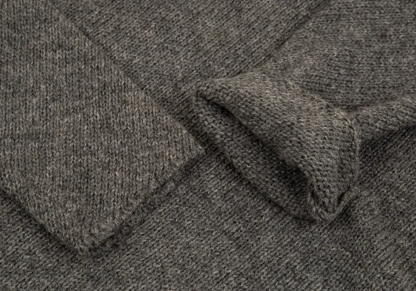 コムデギャルソン オムプリュスCOMME des GARCONS HOMME PLUS バイアス使いローゲージニットセーター グレーM位 K-83162_006