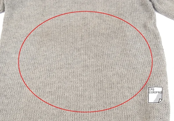 コムデギャルソン オムプリュスCOMME des GARCONS HOMME PLUS ビッグシルエットハイネックアルパカニットセーター ライトグレーM位 K-83163_006