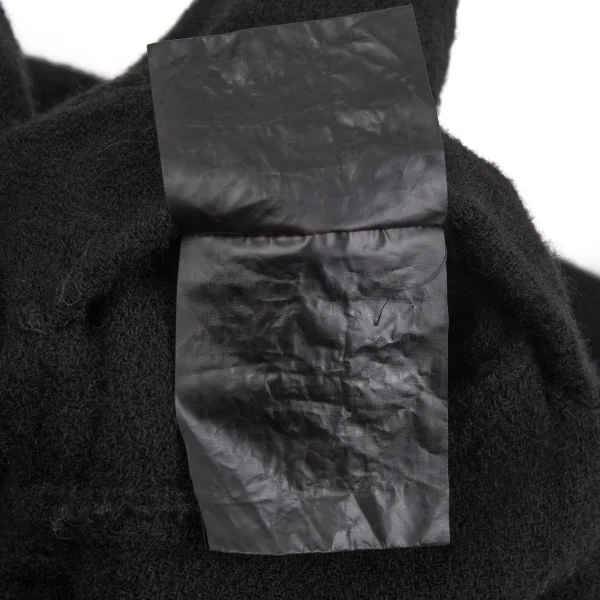 コムデギャルソン オムプリュスCOMME des GARCONS HOMME PLUS ウール製品染めカーブ切替ジャケット 黒L K-83175_017