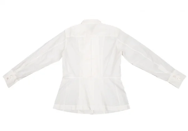 イッセイミヤケペルマネンテISSEY MIYAKE PERMANENTE 切替デザインポリシャツ 白2 K-83284_011
