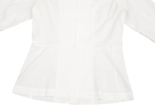 イッセイミヤケペルマネンテISSEY MIYAKE PERMANENTE 切替デザインポリシャツ 白2 K-83284_013