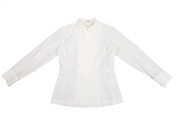 イッセイミヤケペルマネンテISSEY MIYAKE PERMANENTE 切替デザインポリシャツ 白2 K-83284_002