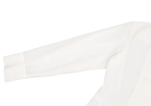 イッセイミヤケペルマネンテISSEY MIYAKE PERMANENTE 切替デザインポリシャツ 白2 K-83284_004