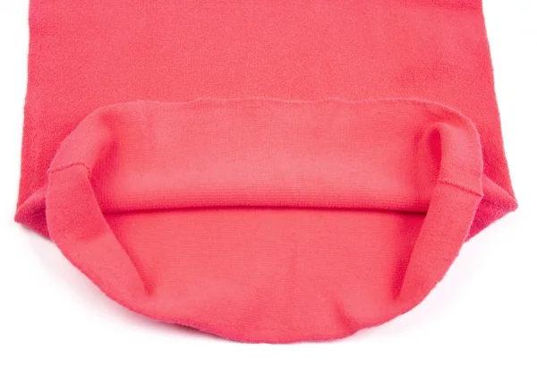 イッセイミヤケ ハートISSEY MIYAKE HaaT ドルマン半袖ハイネックパイルシームレスニット ショッキングピンク2 K-83295_007