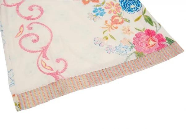 イッセイミヤケ ハートISSEY MIYAKE HaaT フラワープリント切替タンクトップ アイボリー他2 K-83313_007