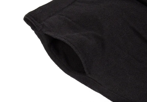 ヨウジヤマモト プールオムYohji Yamamoto POUR HOMME コットンリバーシブルパイルパンツ 黒6 K-83453_006