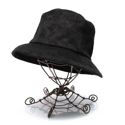 ヨウジヤマモト プールオムYohji Yamamoto POUR HOMME ラメスウェードハット