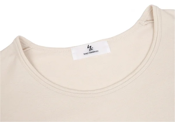 ワイズフォーメンY's for men 裾ボタンラウンドカットTシャツ 生成り3 K-83500_003