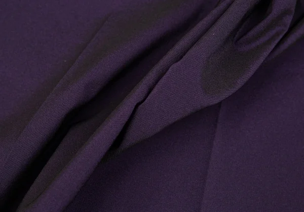 ジジリgigli 玉虫ナイロンストレッチストレートパンツ 青紫38(M) K-83540_010