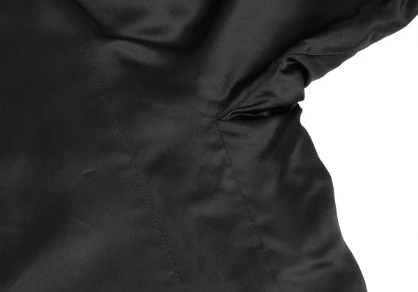 Yohji Yamamoto FEMME Silk Satin Wide Sleeve Jacket K-83577_011