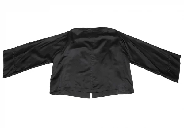 Yohji Yamamoto FEMME Silk Satin Wide Sleeve Jacket K-83577_014