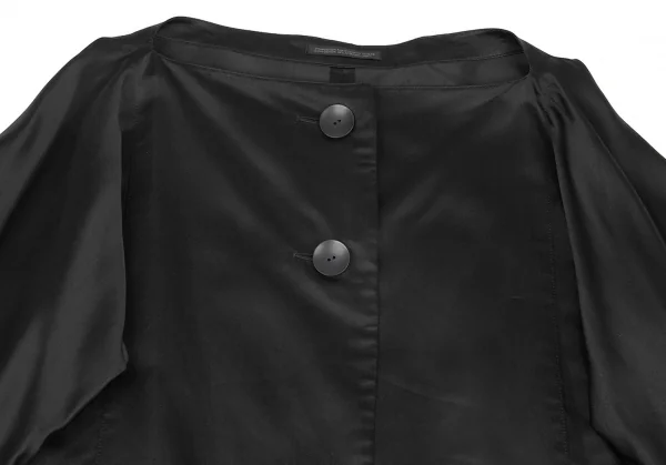 Yohji Yamamoto FEMME Silk Satin Wide Sleeve Jacket K-83577_003