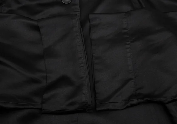 Yohji Yamamoto FEMME Silk Satin Wide Sleeve Jacket K-83577_009