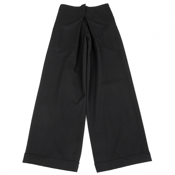 人気新品 ヨウジヤマモト ファムYohji ウールギャバ FEMME Yamamoto パンツ