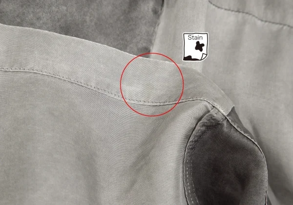 トリココムデギャルソンtricot COMME des GARCONS 製品染めレース切替パッチワークトップス グレーS K-83667_009