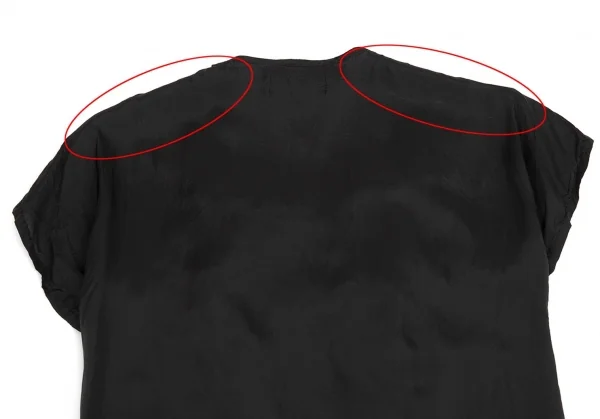 トリコ コムデギャルソン トリコスペシャルtricot COMME des GARCONS tricot pecial チェック切替サークルカットデザイントップス 黒S K-83669_013