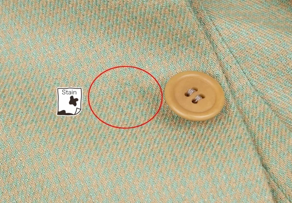 エルメネジルドゼニアErmenegildo Zegna リネンシルクパピートゥースジャケット 緑ベージュ52 K-83853_008