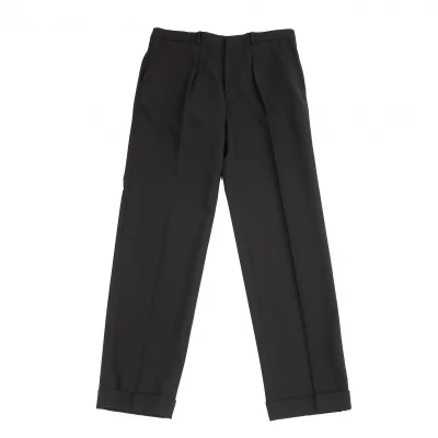 リキエルオムRYKIEL HOMME ウールスラックスパンツ 黒