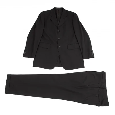 リキエルオムRYKIEL HOMME ウール3Bセットアップスーツ 黒