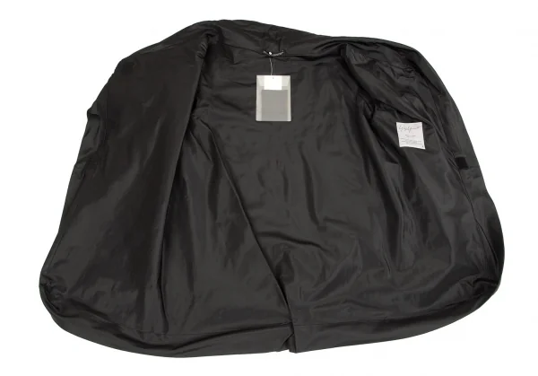 新品!ヨウジヤマモト ファムYohji Yamamoto FEMME モヘアコットンベルクロ留め変形セットアップ 黒2 K-83873_008