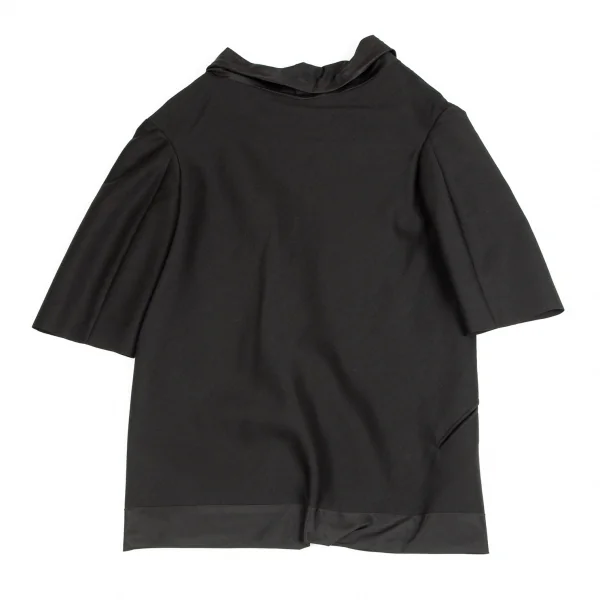 新品!ヨウジヤマモト ファムYohji Yamamoto FEMME モヘアコットンベルクロ留め変形セットアップ 黒2 K-83873_009