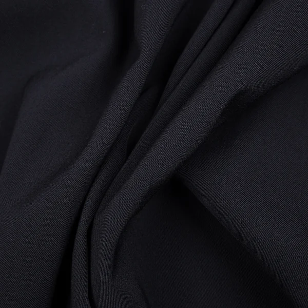 ヨウジヤマモト ファムYohji Yamamoto FEMME ウールギャバサスペンダーワイドサルエルパンツ 紺S K-83878_014