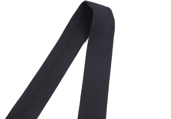 ヨウジヤマモト ファムYohji Yamamoto FEMME ウールギャバサスペンダーワイドサルエルパンツ 紺S K-83878_008