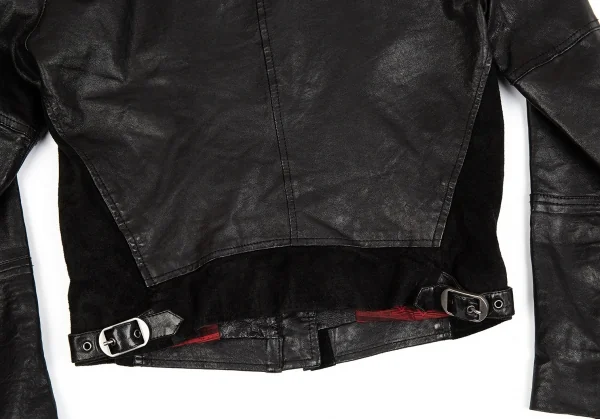 リーバイスLevi's スウェード切替ナッパレザーライダース 黒S K-83948_017