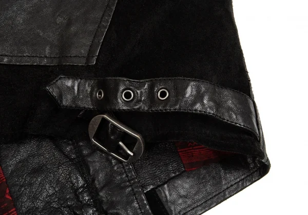 リーバイスLevi's スウェード切替ナッパレザーライダース 黒S K-83948_018
