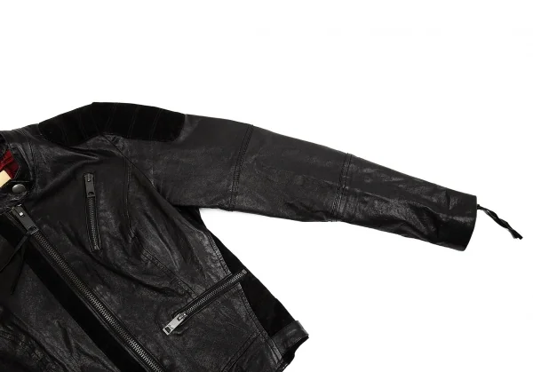 リーバイスLevi's スウェード切替ナッパレザーライダース 黒S K-83948_007