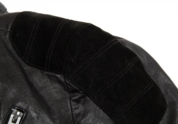 リーバイスLevi's スウェード切替ナッパレザーライダース 黒S K-83948_008