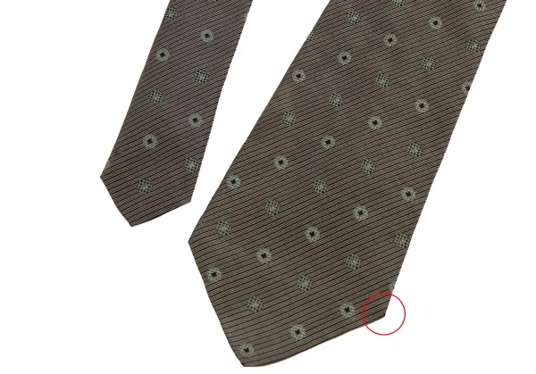 コムデギャルソン オムCOMME des GARCONS HOMME シルク小紋柄ドビー織りネクタイ グレー K-83961_004