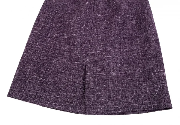 レキップ ヨシエイナバL'EQUIPE YOSHIE INABA カナパ混ツィードスカート 紫38 K-83978_008