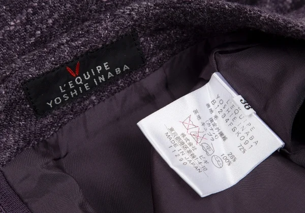 L'EQUIPE YOSHIE INABA Wool Canapa Jacket & Skirt K-83979_019