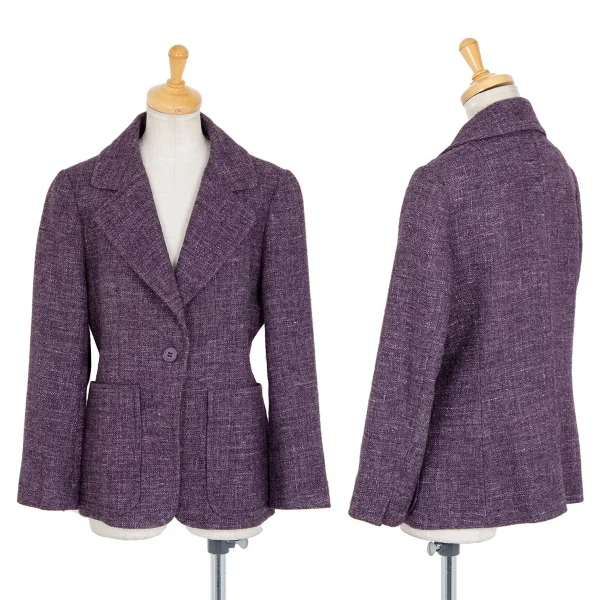 L'EQUIPE YOSHIE INABA Wool Canapa Jacket & Skirt K-83979_002