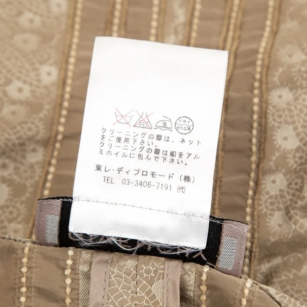 ジバンシィGIVENCHY ストライプ織りジャケット カーキ38 K-83989_016