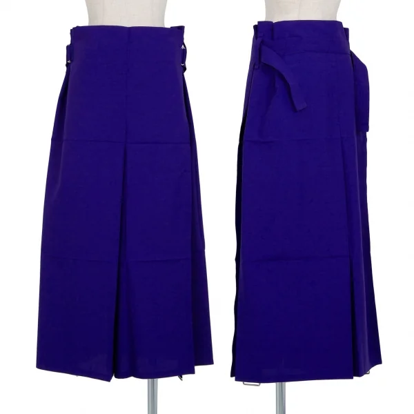 132 5. イッセイミヤケ 132 5. ISSEY MIYAKE ベルテッドスクエアワイドパンツ 青3 K-84015_001