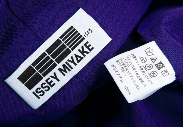 132 5. イッセイミヤケ 132 5. ISSEY MIYAKE ベルテッドスクエアワイドパンツ 青3 K-84015_016