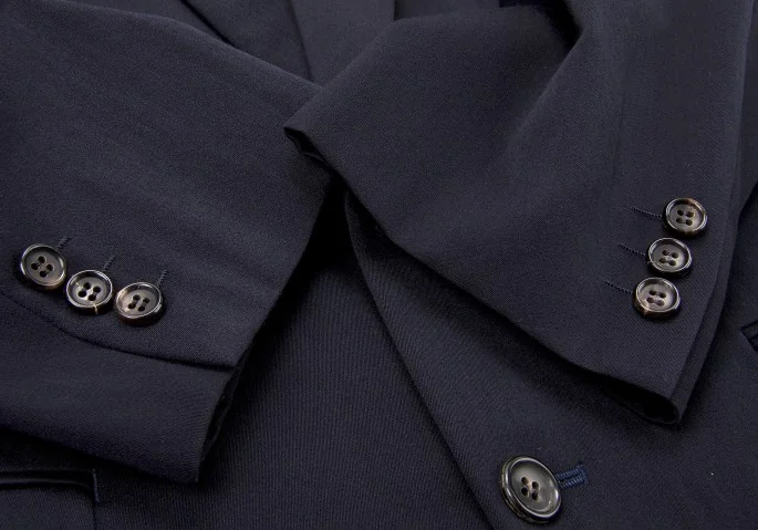 コムデギャルソン オム COMME des GARCONShomme 2Bウールジャケット 紺