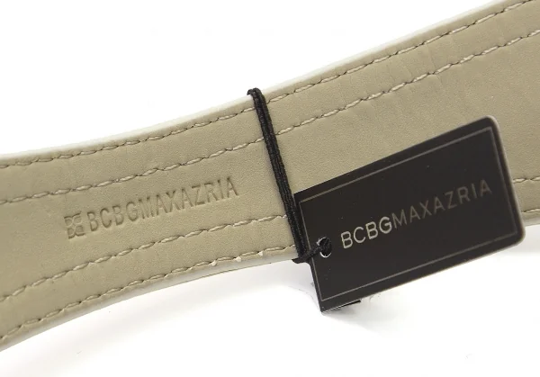 ビーシービージーマックスアズリアBCBGMAXAZRIA レザーバングル 白 K-84105_010