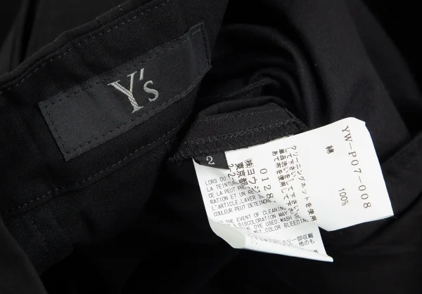 Y's Cotton Pocket Design Pants K-84125_014