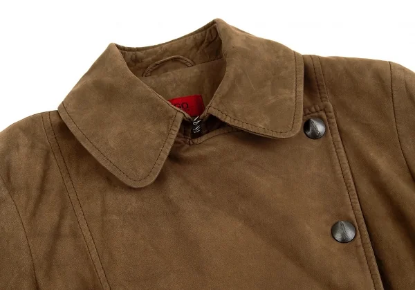 ヒューゴボスHUGO BOSS レザージャケット 茶S K-84151_004