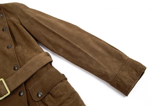 ヒューゴボスHUGO BOSS レザージャケット 茶S K-84151_006