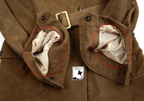 ヒューゴボスHUGO BOSS レザージャケット 茶S K-84151_008