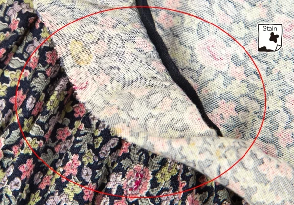 トリコ コムデギャルソンtricot COMME des GARCONS リバティ柄デザインノースリーブ カーキ他M位 K-84183_005