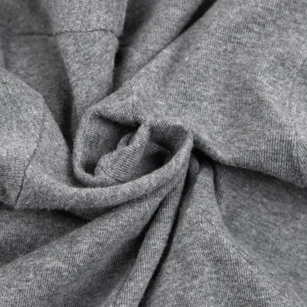 トリコ コムデギャルソンtricot COMME des GARCONS 切替デザイン衿付き半袖シャツ グレーM位 K-84190_011